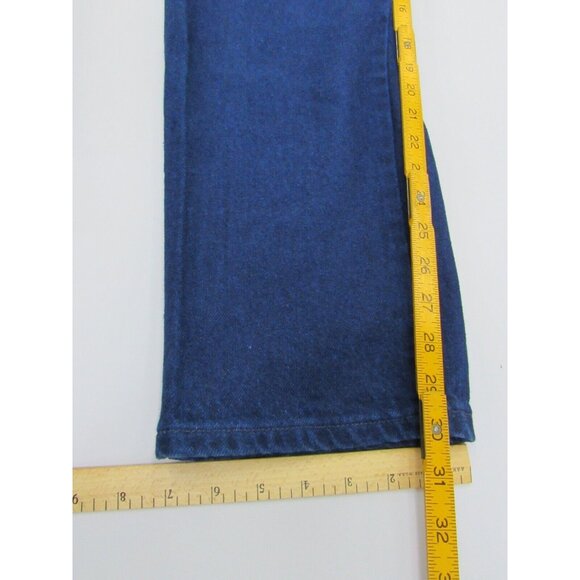 Vintage X-AM Blue Denim‎ Hip Hop Old School Jeans USA Made 34X30 90s Big Baggy - Picture 9 of 9